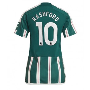 Manchester United Marcus Rashford #10 Replica Away Stadium Shirt for Women 2023-24 Short Sleeve